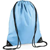 Bagbase Premium Gymsac Sporttas - 11 Liter Sky Blue