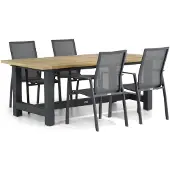 Lifestyle Garden Furniture Lifestyle Ultimate/San Francisco 200 cm dining tuinset 5-delig