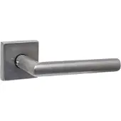 Intersteel Achterdeurbeslag Deurkruk Jura op Massieve Rozet 53x53x10 mm RVS Getrommeld