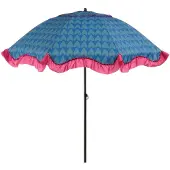 Edelman Mitchell parasol hart blauw - Ø220 x 238 cm