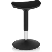 Hjh OFFICE BALANCE SIT I B - Werkstoel / werkkruk/ verhoogde bureaustoel Zwart