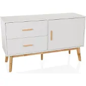 Hjh LIVING Dressoir / commode TAROLO I 120x71,5x40 cm 2 laden 1 deur wit