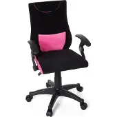 Hjh OFFICE KIDDY PRO AL - Kinder bureaustoel Zwart / Pink