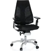 Hjh OFFICE GENIDIA - High end bureaustoel Zwart