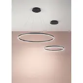 FABAS LUCE GIOTTO LED-pendellamp, 60W, zwart, modelnummer 3508-42-101,