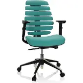 Hjh OFFICE ERGO LINE II - Professionele bureaustoel Turkoois