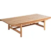 Beliani GIAVENO - Tuinsalontafel - Lichthout - Acaciahout