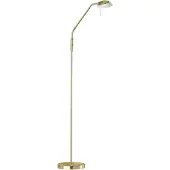 FISCHER&HONSEL GMBH LED-vloerlamp Pool, dimbaar, messing / goud, Woon-/ Eetkamer, metaal, Modern, LED vloerlamp