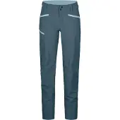 Ortovox - Dames wandel- en bergkleding - Pelmo Pants W Dark Arctic Grey voor Dames van Wol - Maat M - Grijs