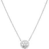 Fossil Ketting zilver / wit