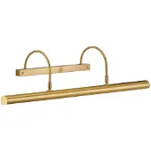 Knapstein Lange schilderijverlichting PICTURE gepol. messing PICTURE, dimbaar, messing / goud, Werkkamer / Kantoor, Messing, Design, Wandlamp