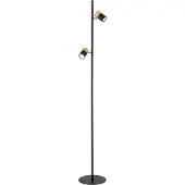 Orion Vloerlamp Kevin, zwart, Woon-/ Eetkamer, metaal, Modern, vloerlamp