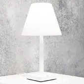 Rotaliana LED-tafellamp Dina+, dimbaar, wit / opaal, Woon-/ Eetkamer, Aluminium, Design, LED tafellamp