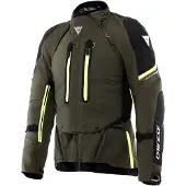 Dainese Super Adventure Absøluteshell Olijfgroen Waterdichte Textiele Motorjas Maat 46
