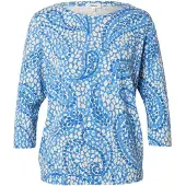 s.Oliver Shirt azuur / enziaan / wit