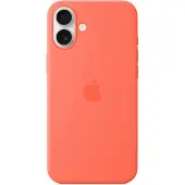 Apple Silicone Backcover MagSafe voor de iPhone 16 Plus - Tangerine Orange