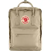 Fjällräven Rugzak 'Kanken' lichtbeige / greige / rood