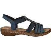 Rieker Sandaal 'Sandalen Plat' blauw