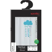 Spirella Douchegordijn Cloud Blauw 180cm