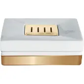 Spirella Zeephouder Roma Wit/goud