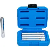 Bgs Dopsleutel + dopmoer, Doppenset, zeskant, extra diep aandrijfvierkant 10 mm (3/8") SW 8 - ...