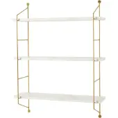 En.casa Wandrek Ösel 63,5x48x15 cm marmer wit