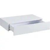 En.casa Wandplank Kärsämäki met lade 60x35x12 cm wit