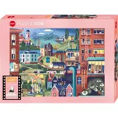 Heye Puzzle Puzzel 803029 - Hitchcock Films - 1000 stukjes - Meerkleurig