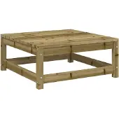 vidaXL Tuinvoetenbank 70x70x30 cm geïmpregneerd grenenhout