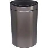 Brabantia Touch afvalemmer Recycle met kunststof binnenemmer 10/23 L Bruin