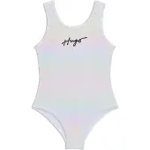 HUGO Iriserend kinderbadpak met logoprint