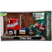 Jada Toys Transformers T7 Optimus Prime 1:24, Vrachtwagen, 8 jaar en ouder, Metaal, Blauw, Rood
