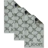 JOOP! Handdoek grijs / groen