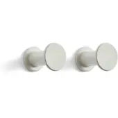 HAY Bolt haak 2-pack Ø2,8 cm Light grey
