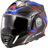 LS2 Helmets LS2FF901AdvantXCFutureIIWitBlauw06Systeemhelm Maat L