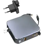 4smarts 3-in-1 Hybride Powerbank 20W met USB-C & Lightning Kabel 10.000 mAh