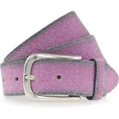 B.belt Riem Leder 90 cm roze