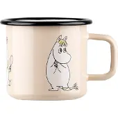 Muurla Snorkmaiden Retro emaillemok 37 cl Beige
