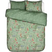 Essenza Dekbedovertrek Marigold Quiet Green Satijn-260 x 200 / 220 cm | Extra Breed
