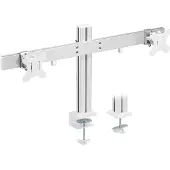 InLine bureaubeugel voor 2 monitoren tot 32 inch | crossbar | full motion