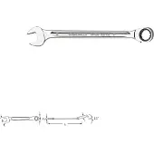 Stahlwille 41171010 17 10 GEWINKELT Steek-ringratelsleutel Sleutelbreedte (metrisch) 10 mm