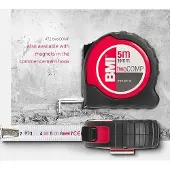 Bmi Rolbandmaat | lengte 3 m | breedte 16 mm | EG II ABS met magneet SB | 1 stuk - 472341021M 472341021M