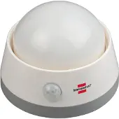 Brennenstuhl LED-nachtlicht NLB 02 BS met batterij met infrarood bewegingsmelder en drukschakelaar 2 LED 6 lm 3x AA (inclusief) - 1173290