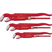Rothenberger Hoek-pijptangen-set | 3-delig | voor buizen 1-1 1/2-2 inch | 1 stuk - 070130X 070130X