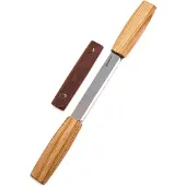 BeaverCraft Drawknife DK2S, haalmes met schede