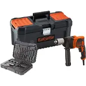 Black & Decker BEH850KA32 KIT: 850W Klopboormachine met 32-delige accessoireset in koffer - BEH850KA32-QS