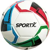 Sportx Voetbal Triangle Froster 330-350 g Wit/Groen/Rood/Blauw