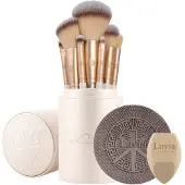 Luvia Cosmetics Prime Vegan Champagne Kwastenset 1 st