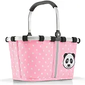 Reisenthel Carrybag XS Kids Boodschappenmand Maat XS - 5L - Panda Dots Pink Roze