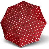 Knirps Paraplu donkerrood / wit